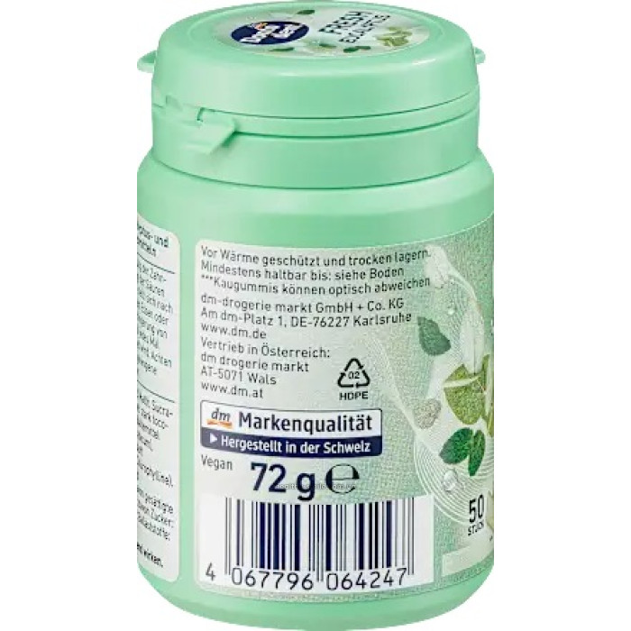 Dontodent Fresh Eucalyptus Жевательная резинка с ксилитом, 50 шт.